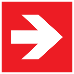 Right arrow (white on red background)